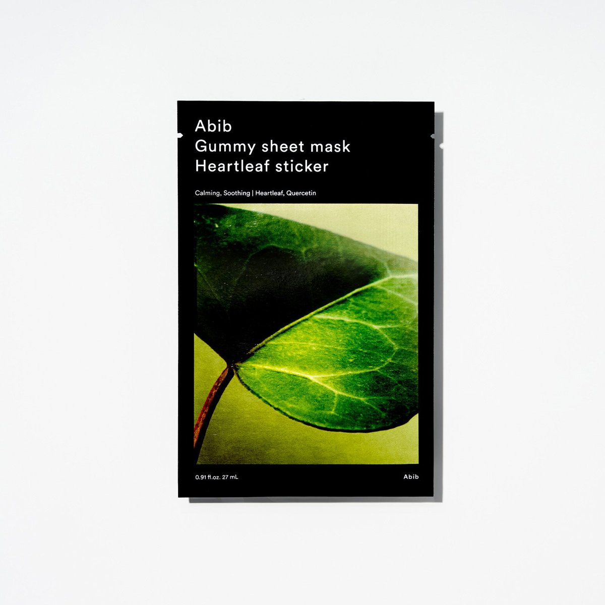 Abib Gummy Sheet Mask Heartleaf Sticker box