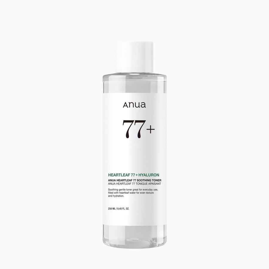 Anua Heartleaf 77% Soothing Toner 250 ml clear bottle